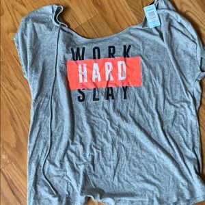 Torrid sz 2 active tee w tie back